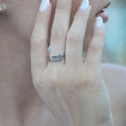 "Wherever You Are" Engraved Memorial Ring