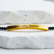 Bracelet with Engraving "You're one of a kind, Mom"