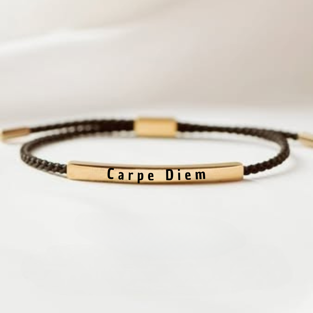 Bracciale con Incisione "Carpe Diem"