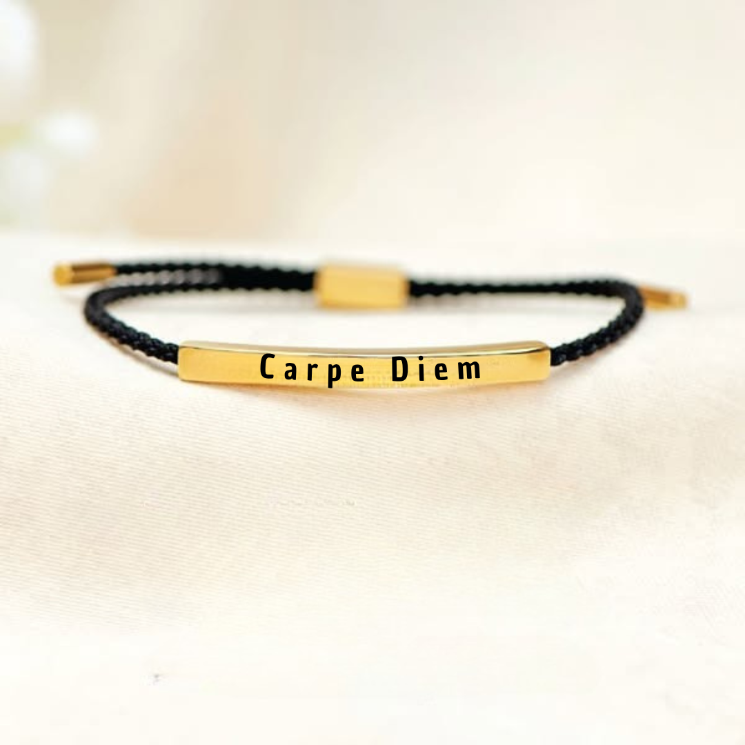 Bracciale con Incisione "Carpe Diem"