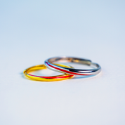 Filo Rosso Del Destino - Coppia di anelli