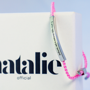 Bracelet with Engraving "I love you today, tomorrow and forever"