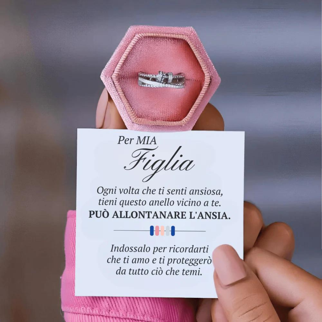 Anello Anti-Ansia "PER MIA FIGLIA"